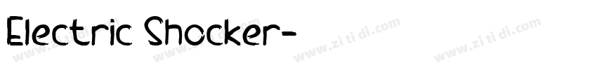 Electric Shocker字体转换